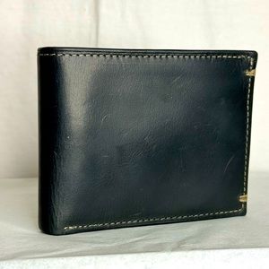Johnston and Murphy, men’s, black leather, wallet.